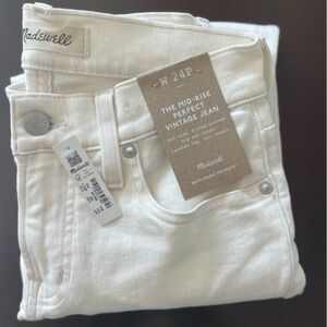 Madewell The Mid-Rise Perfect Vintage Jean 24P - Vintage Canvas